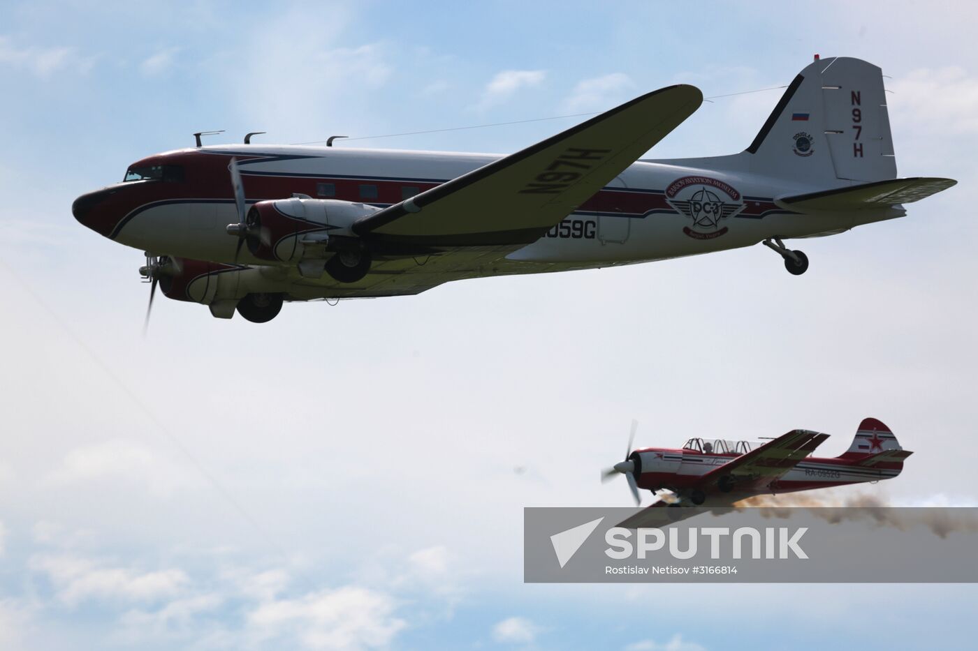 Air show in Novosibirsk Region