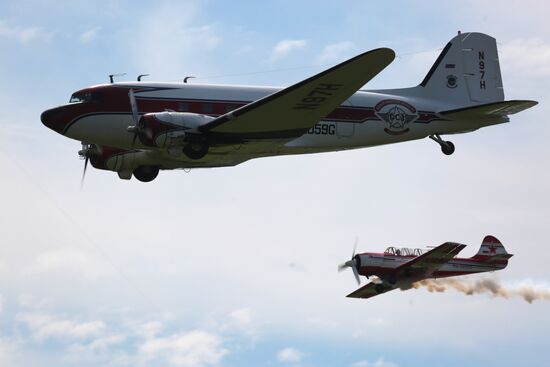 Air show in Novosibirsk Region