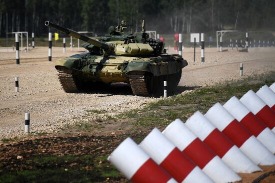 Tank Biathlon: Individual Race competition. Stage one. Day nine