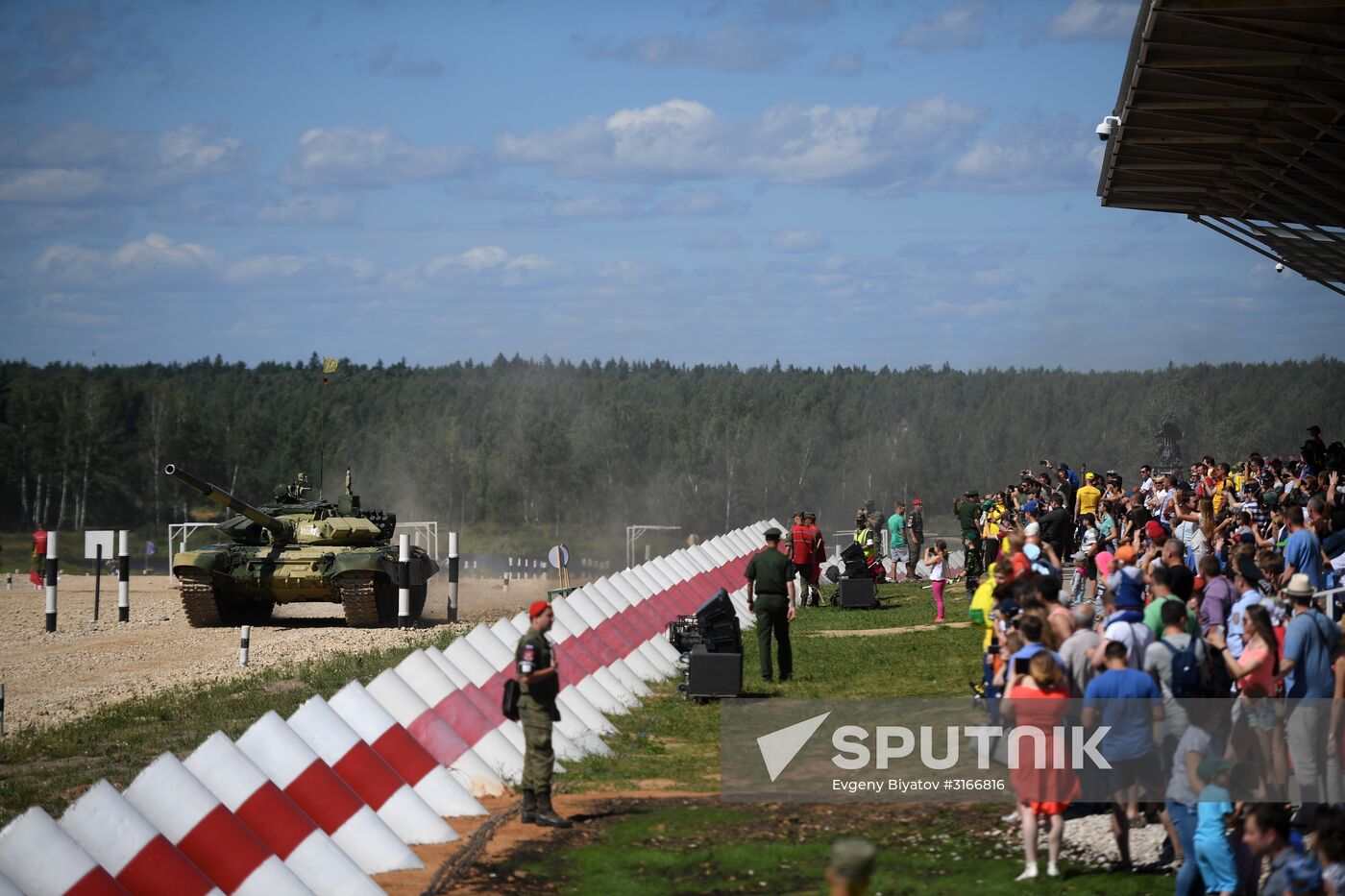 Tank Biathlon: Individual Race competition. Stage one. Day nine