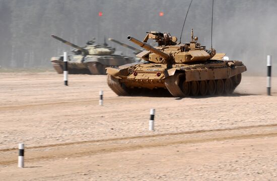Tank Biathlon: Individual Race competition. Stage one. Day nine