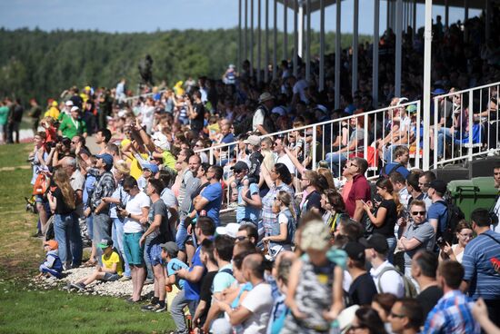 Tank Biathlon: Individual Race competition. Stage one. Day nine