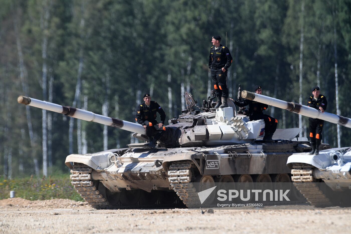 Tank Biathlon: Individual Race competition. Stage one. Day nine