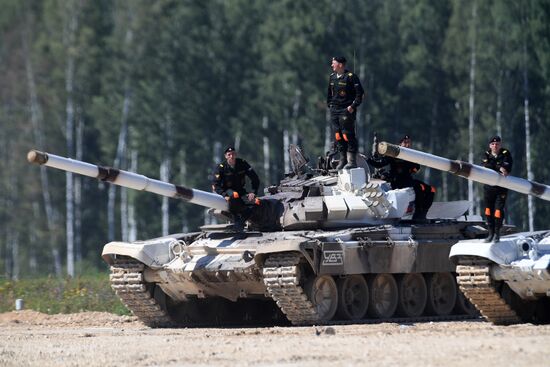 Tank Biathlon: Individual Race competition. Stage one. Day nine