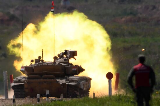 Tank Biathlon: Individual Race competition. Stage one. Day nine