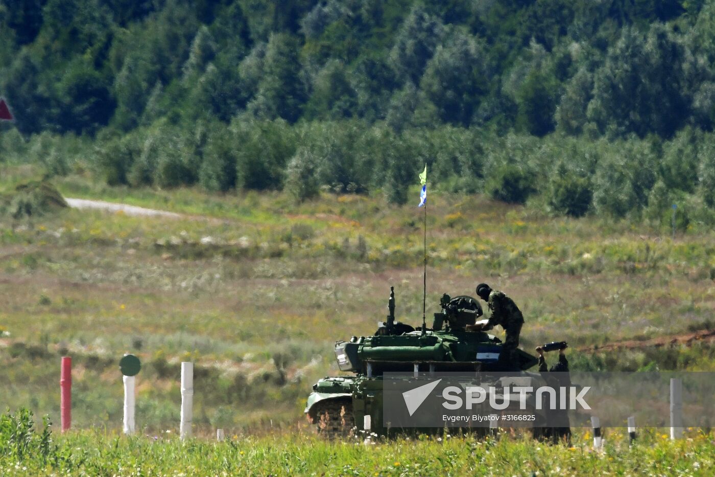 Tank Biathlon: Individual Race competition. Stage one. Day nine