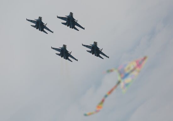 Air show in Novosibirsk Region