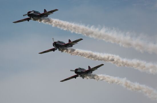 Air show in Novosibirsk Region
