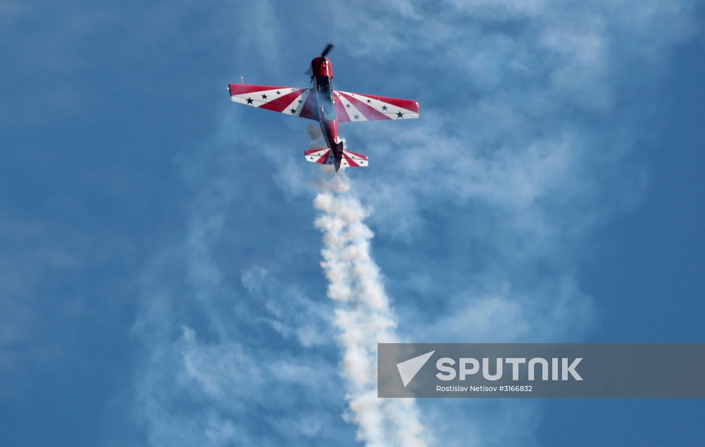 Air show in Novosibirsk Region