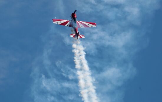 Air show in Novosibirsk Region