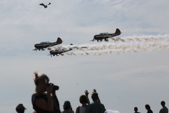 Air show in Novosibirsk Region