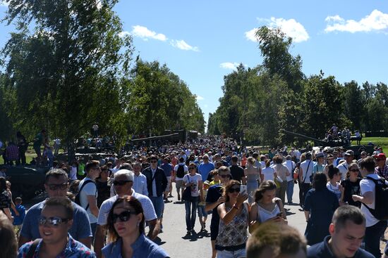 Tank Biathlon: Individual Race competition. Stage one. Day nine