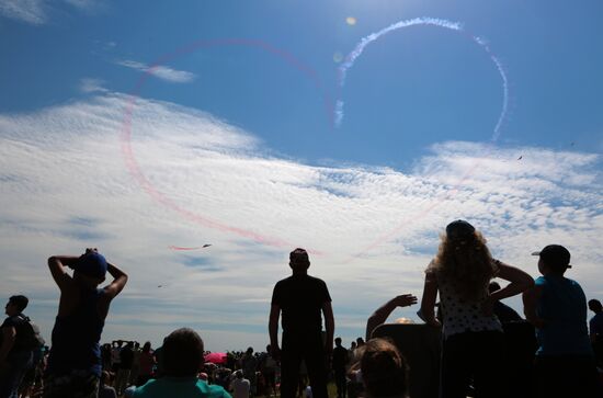 Air show in Novosibirsk Region