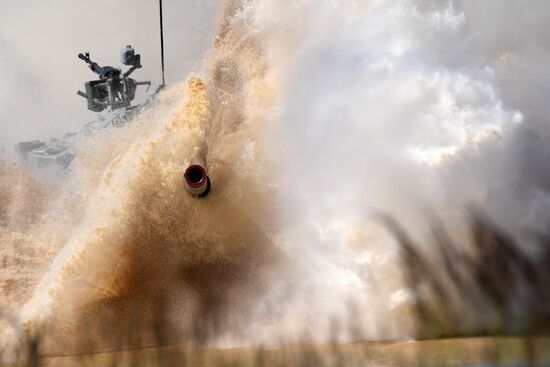 Tank Biathlon: Individual Race competition. Stage one. Day nine