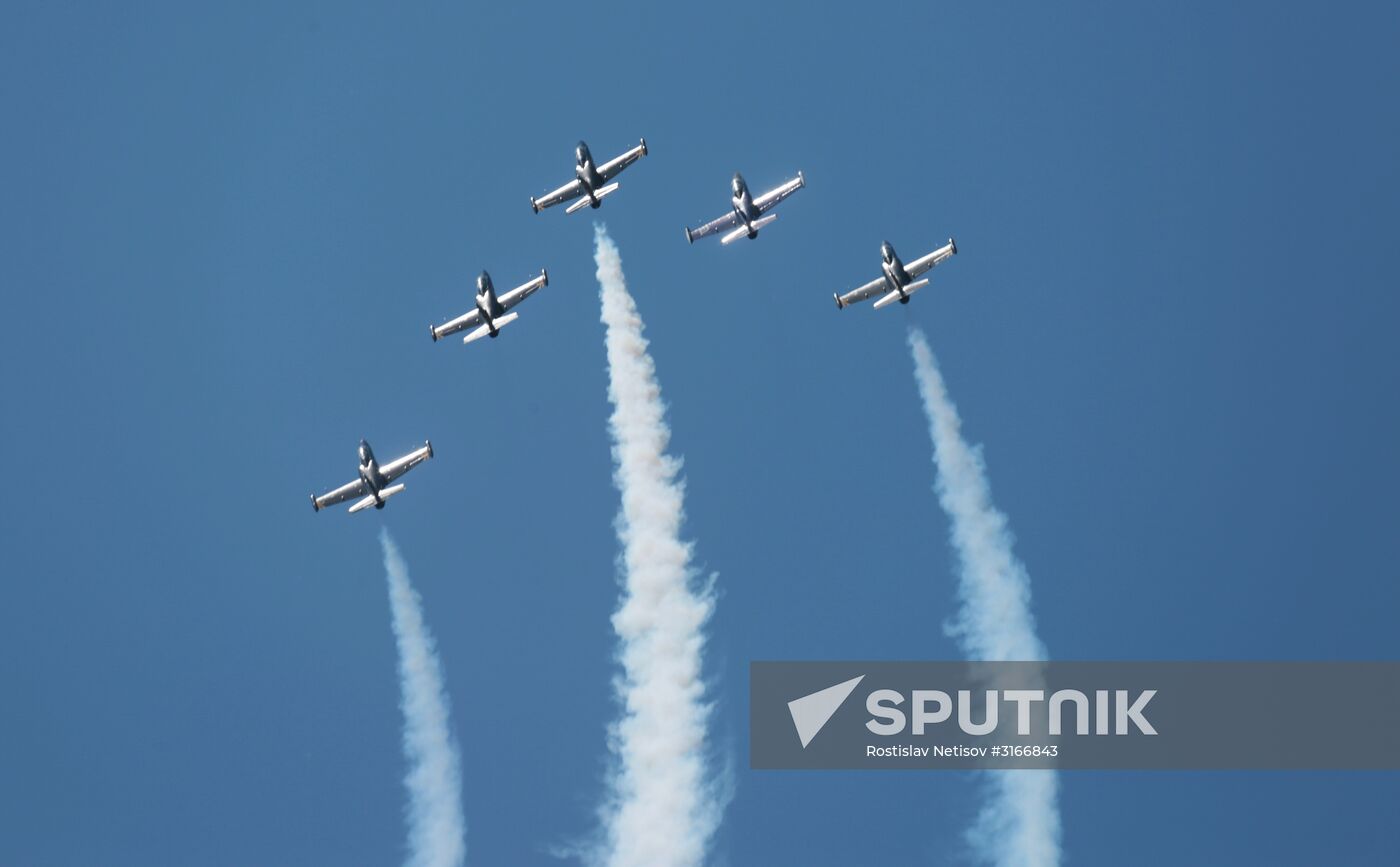Air show in Novosibirsk Region