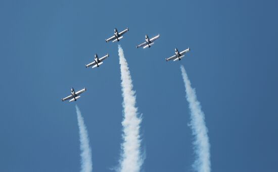 Air show in Novosibirsk Region
