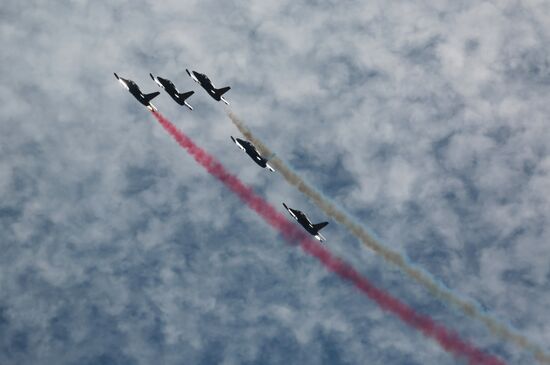 Air show in Novosibirsk Region