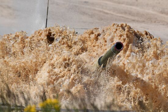 Tank Biathlon: Individual Race competition. Stage one. Day nine