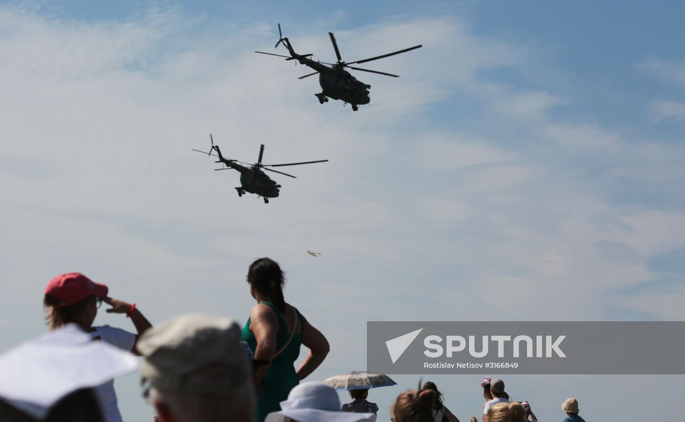 Air show in Novosibirsk Region