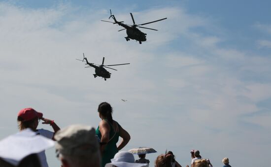 Air show in Novosibirsk Region