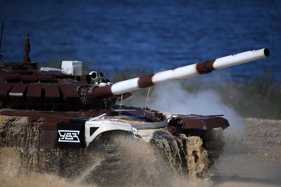 Tank Biathlon: Individual Race competition. Stage one. Day nine