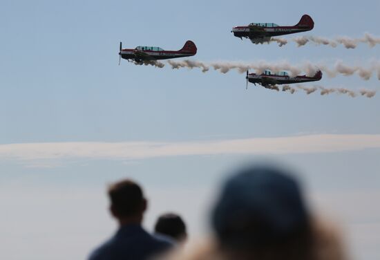 Air show in Novosibirsk Region