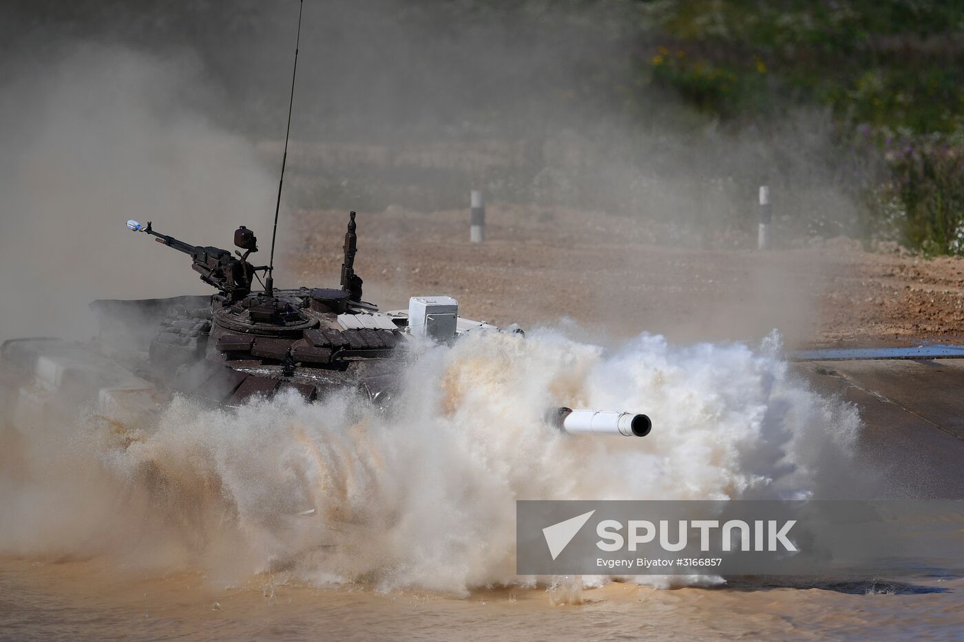 Tank Biathlon: Individual Race competition. Stage one. Day nine