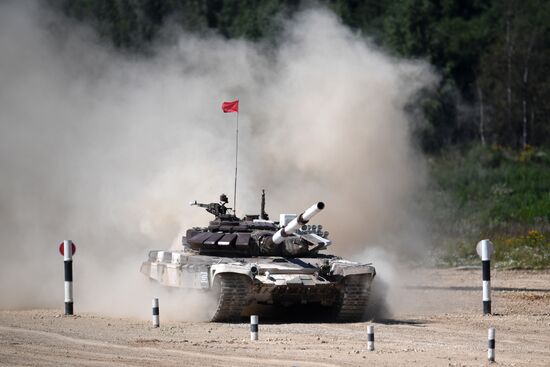 Tank Biathlon: Individual Race competition. Stage one. Day nine
