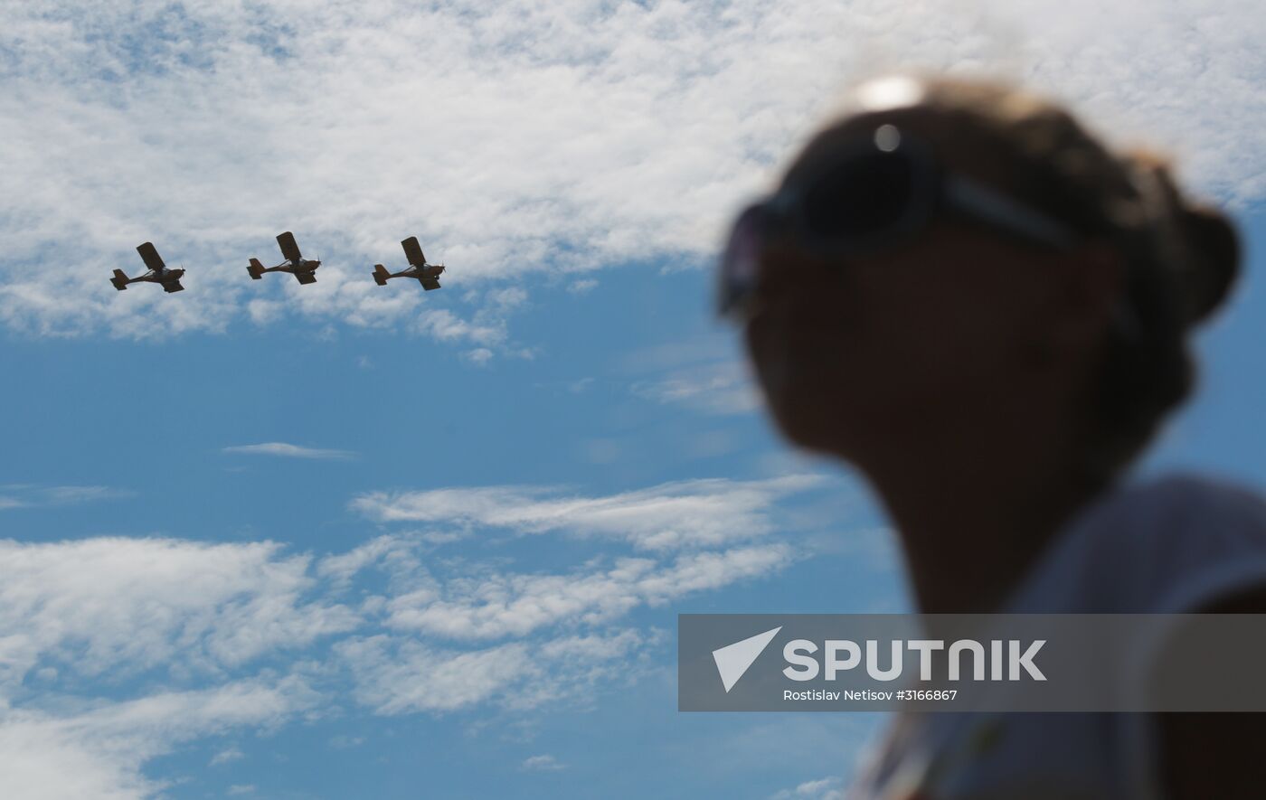 Air show in Novosibirsk Region
