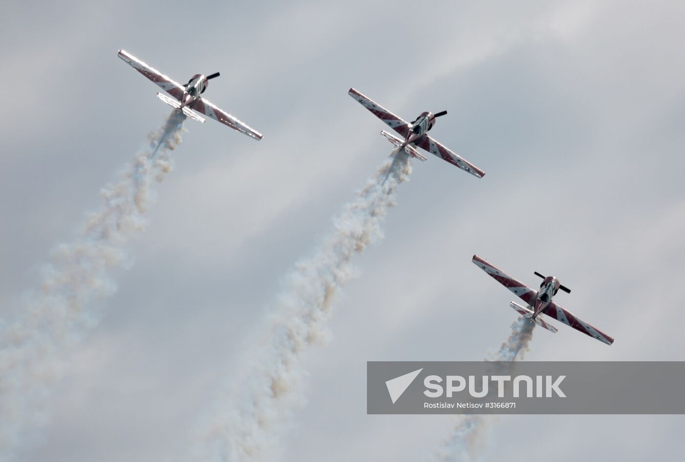 Air show in Novosibirsk Region