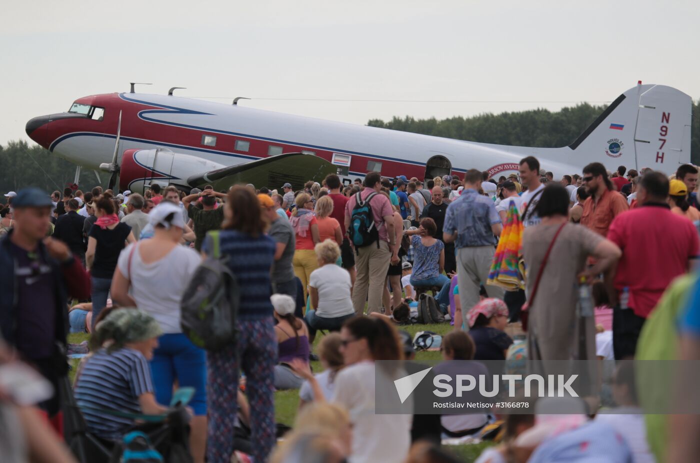 Air show in Novosibirsk Region