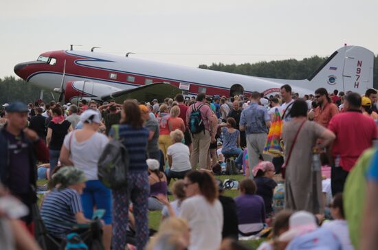 Air show in Novosibirsk Region