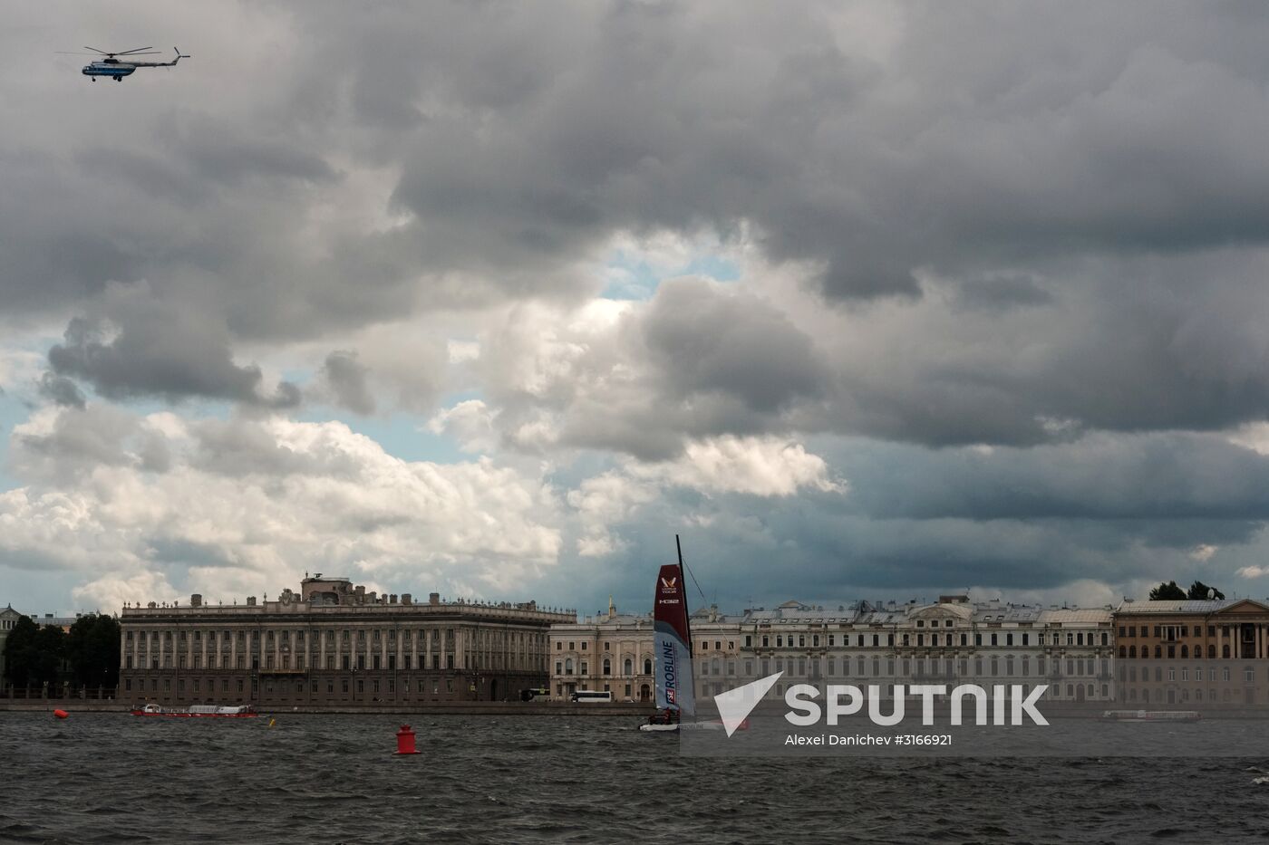 World Match Racing Tour sailing series in St. Petersburg