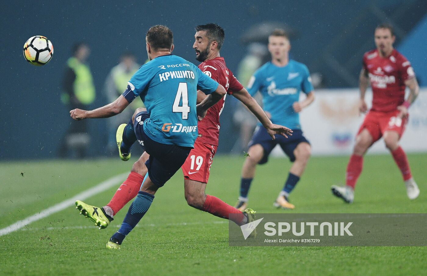 Russian Football Premier League. Zenit vs. Spartak