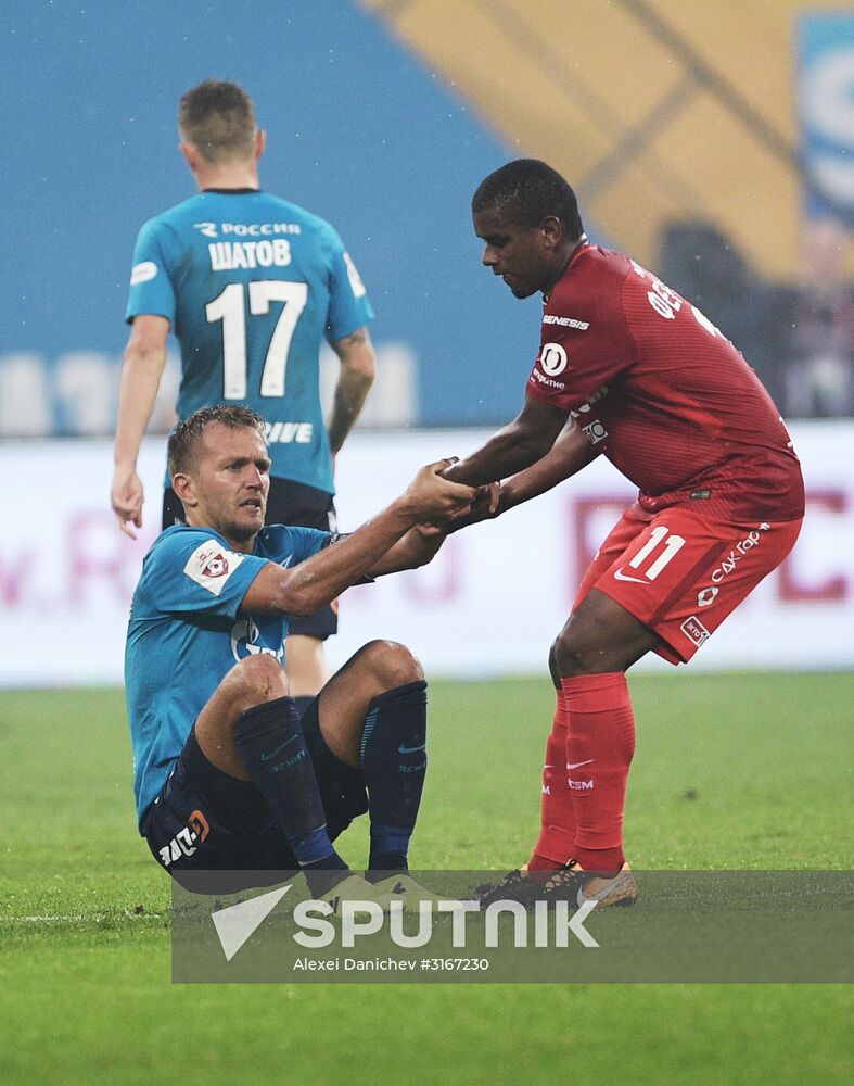 Russian Football Premier League. Zenit vs. Spartak