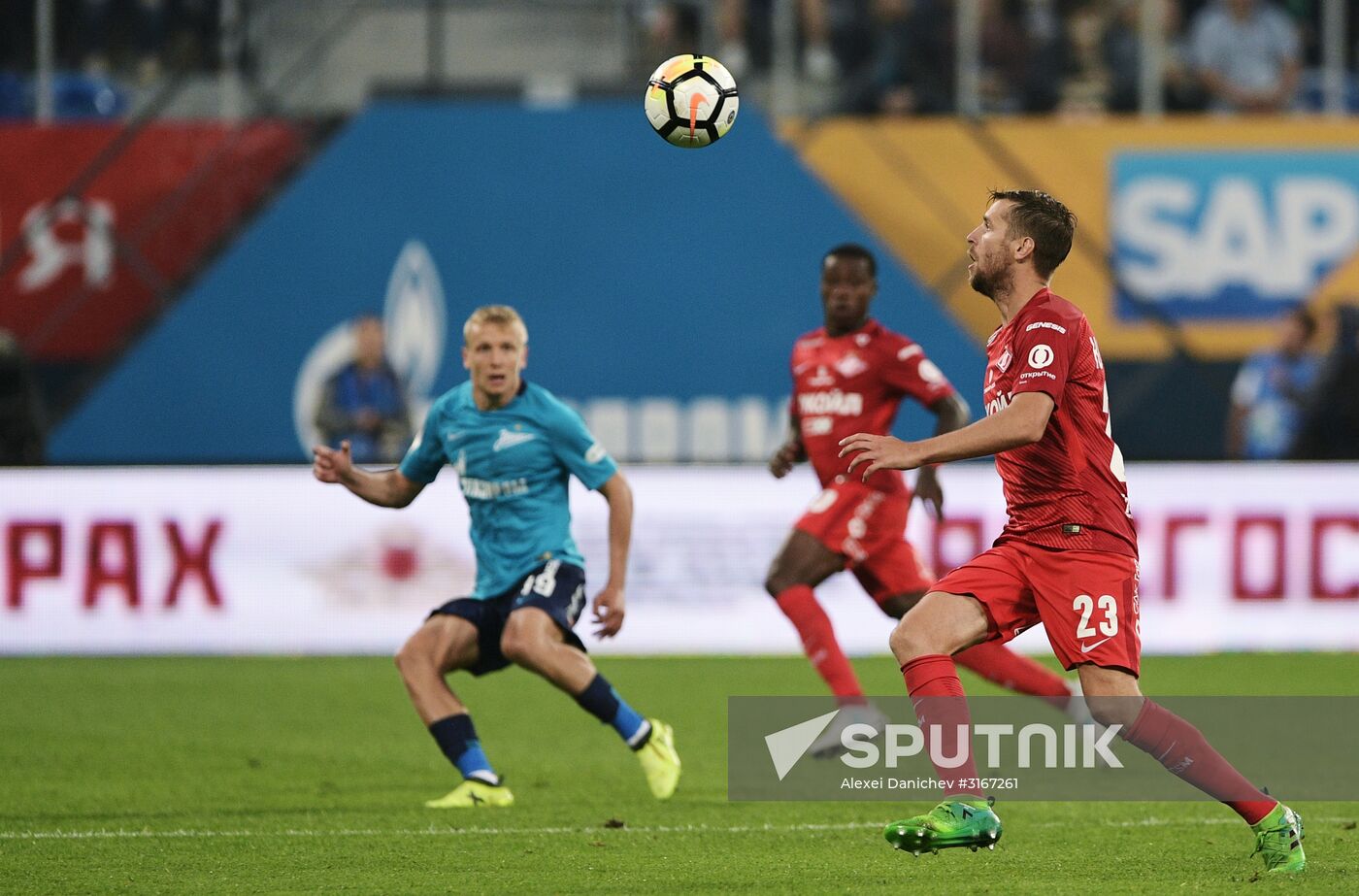 Russian Football Premier League. Zenit vs. Spartak