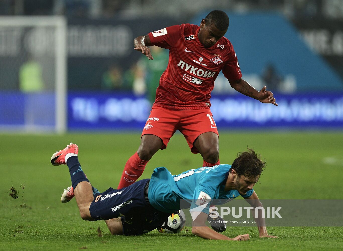 Russian Football Premier League. Zenit vs. Spartak