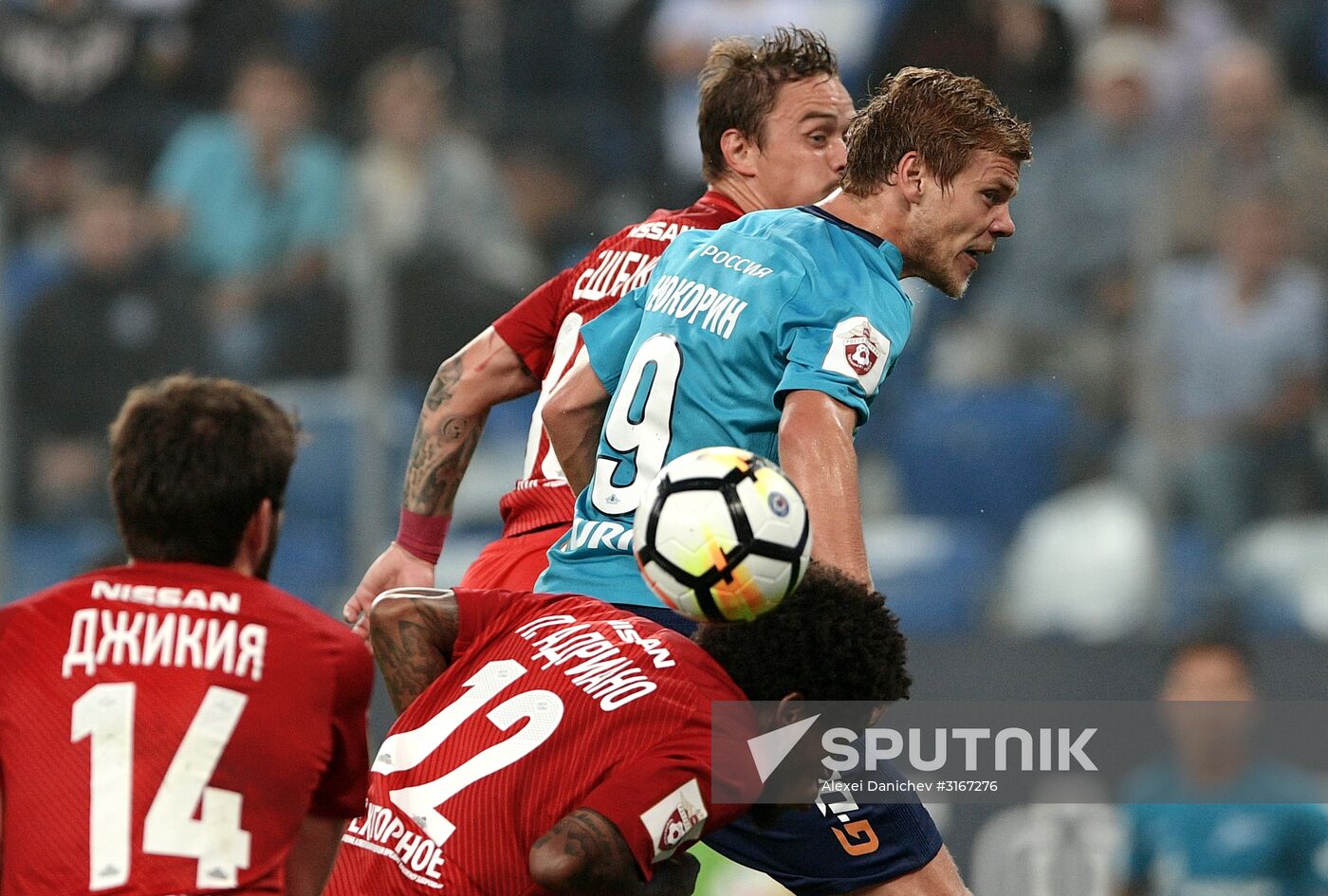 Russian Football Premier League. Zenit vs. Spartak