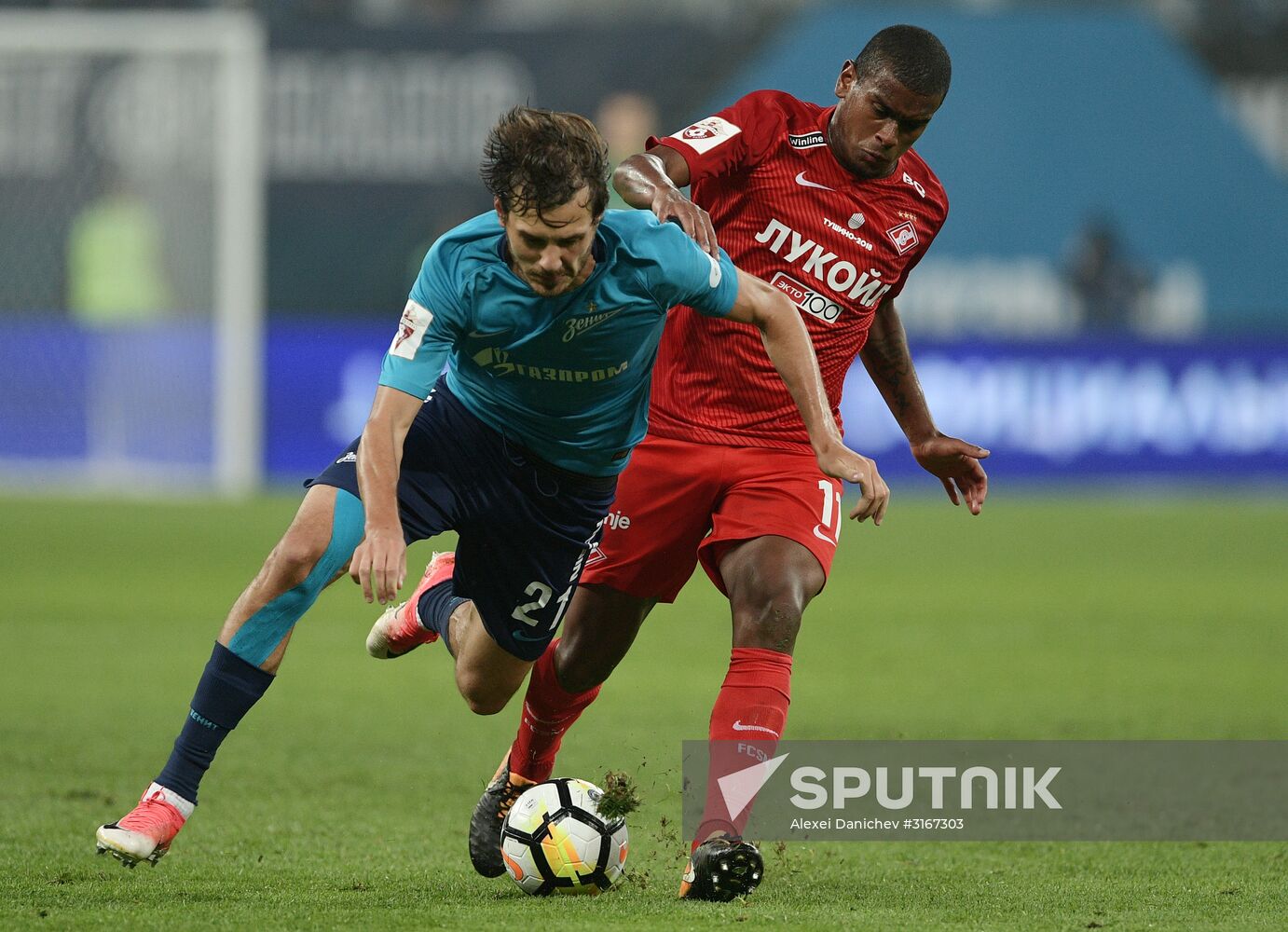 Russian Football Premier League. Zenit vs. Spartak
