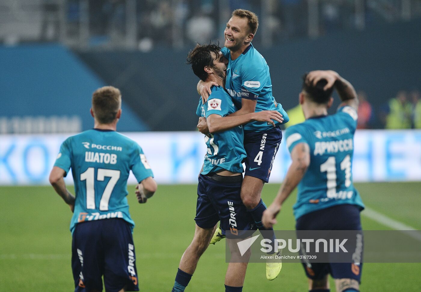 Russian Football Premier League. Zenit vs. Spartak