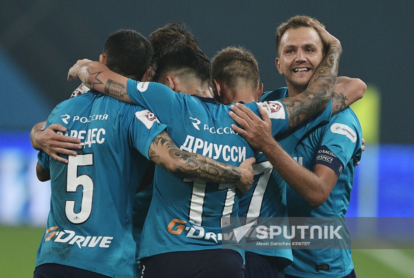 Russian Football Premier League. Zenit vs. Spartak