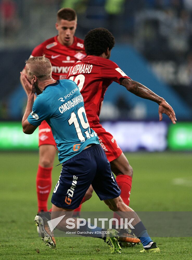 Russian Football Premier League. Zenit vs. Spartak