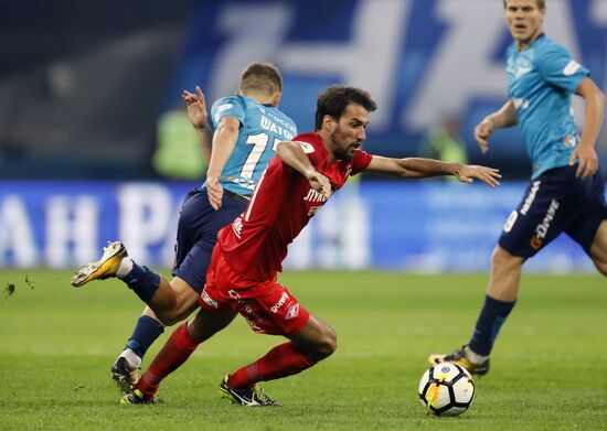 Russian Football Premier League. Zenit vs. Spartak