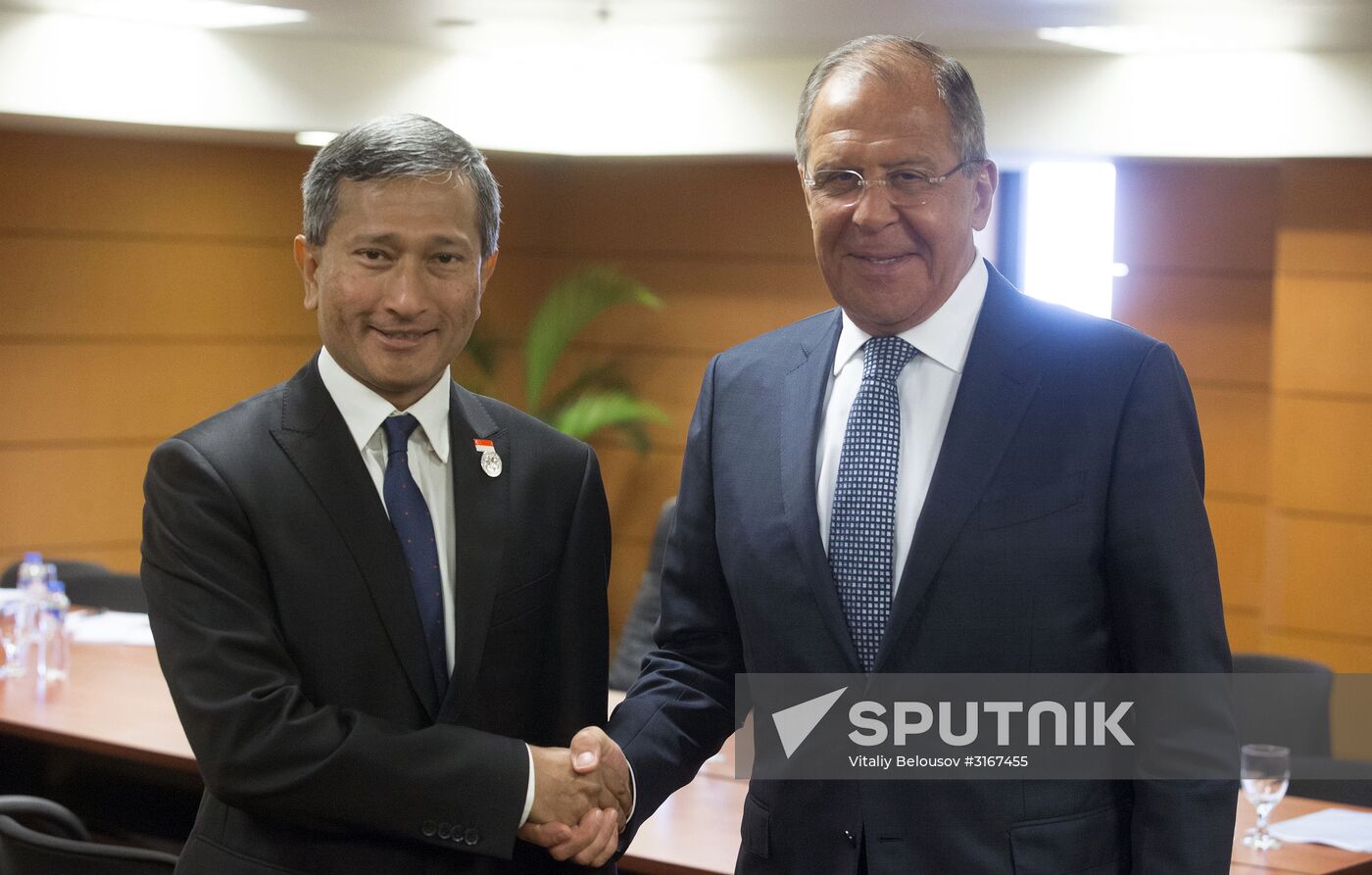 Russia's Foreign Minister Sergei Lavrov visits the Philippines