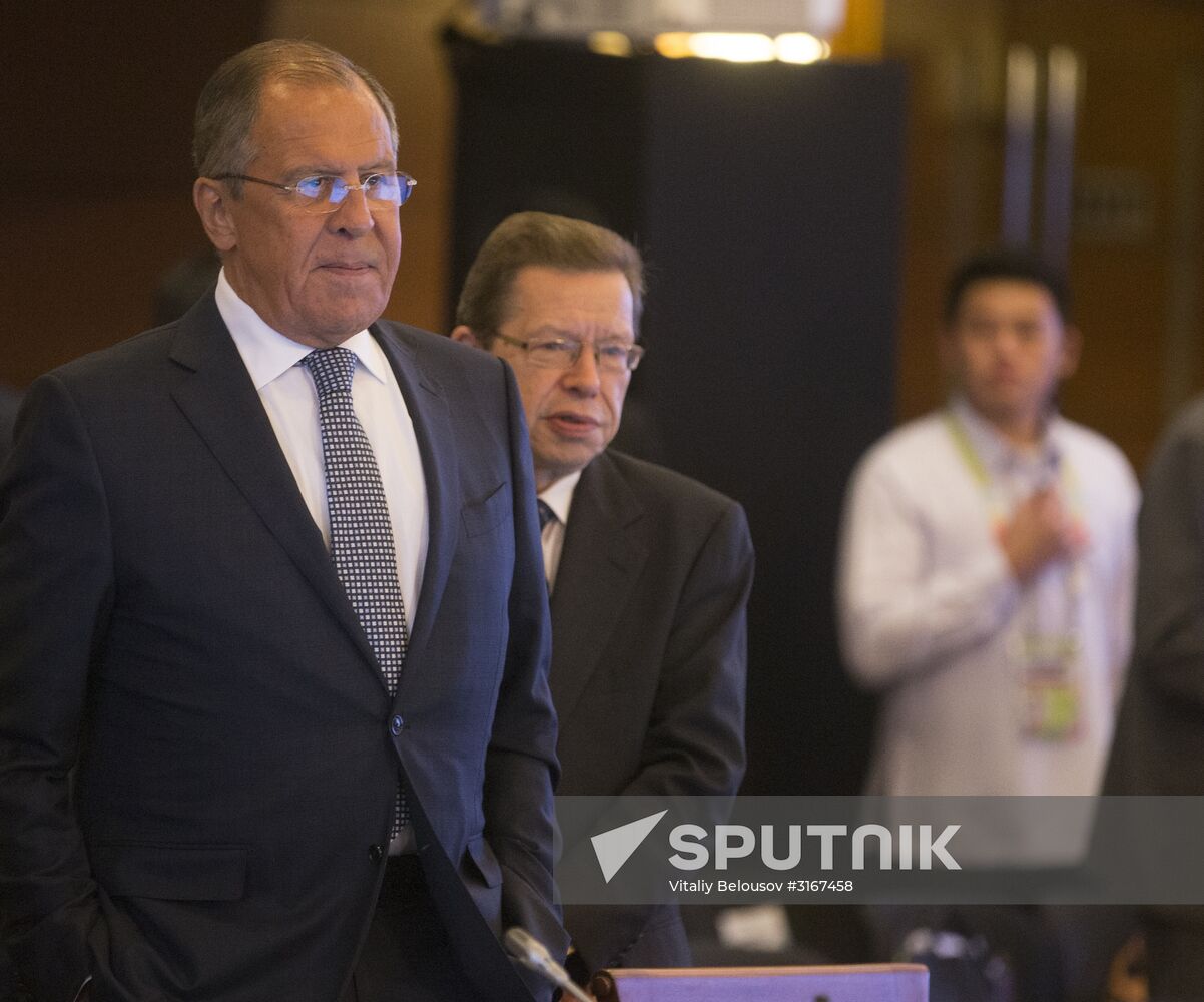 Russia's Foreign Minister Sergei Lavrov visits the Philippines