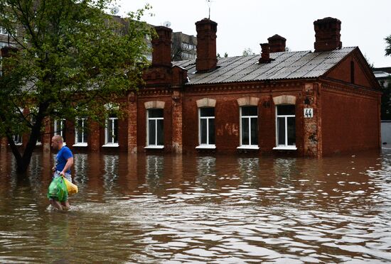 Aftermath of torrential rains in Primorye Territory