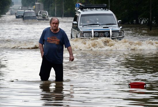 Aftermath of torrential rains in Primorye Territory