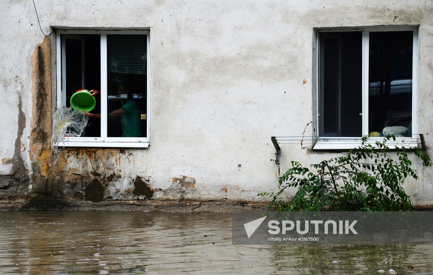 Aftermath of torrential rains in Primorye Territory