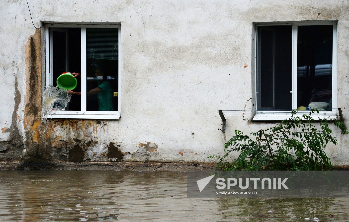Aftermath of torrential rains in Primorye Territory