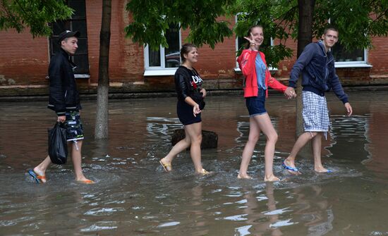 Aftermath of torrential rains in Primorye Territory